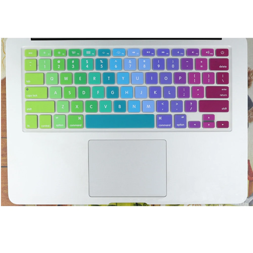 Для Apple Pro 13 15 дюймов Air retina US силиконовые кнопки для клавиатуры защита кожи