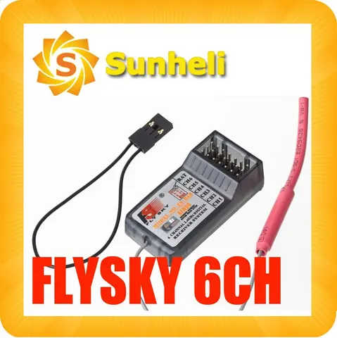 FlySky светильник 6-канальный приемник 6CH для вертолета TURNIGY TGY 9X FS-R6B FS RC