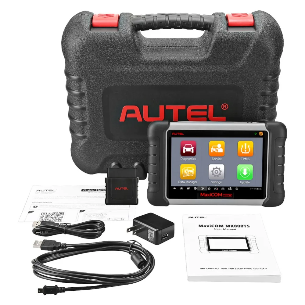 AUTEL MaxiCOM MK808TS MX808TS TPMS диагностический инструмент считыватель кодов TPMS программист OBD2 сканер MaxiCOM MK808 MX808+ MaxiTPMS TS601