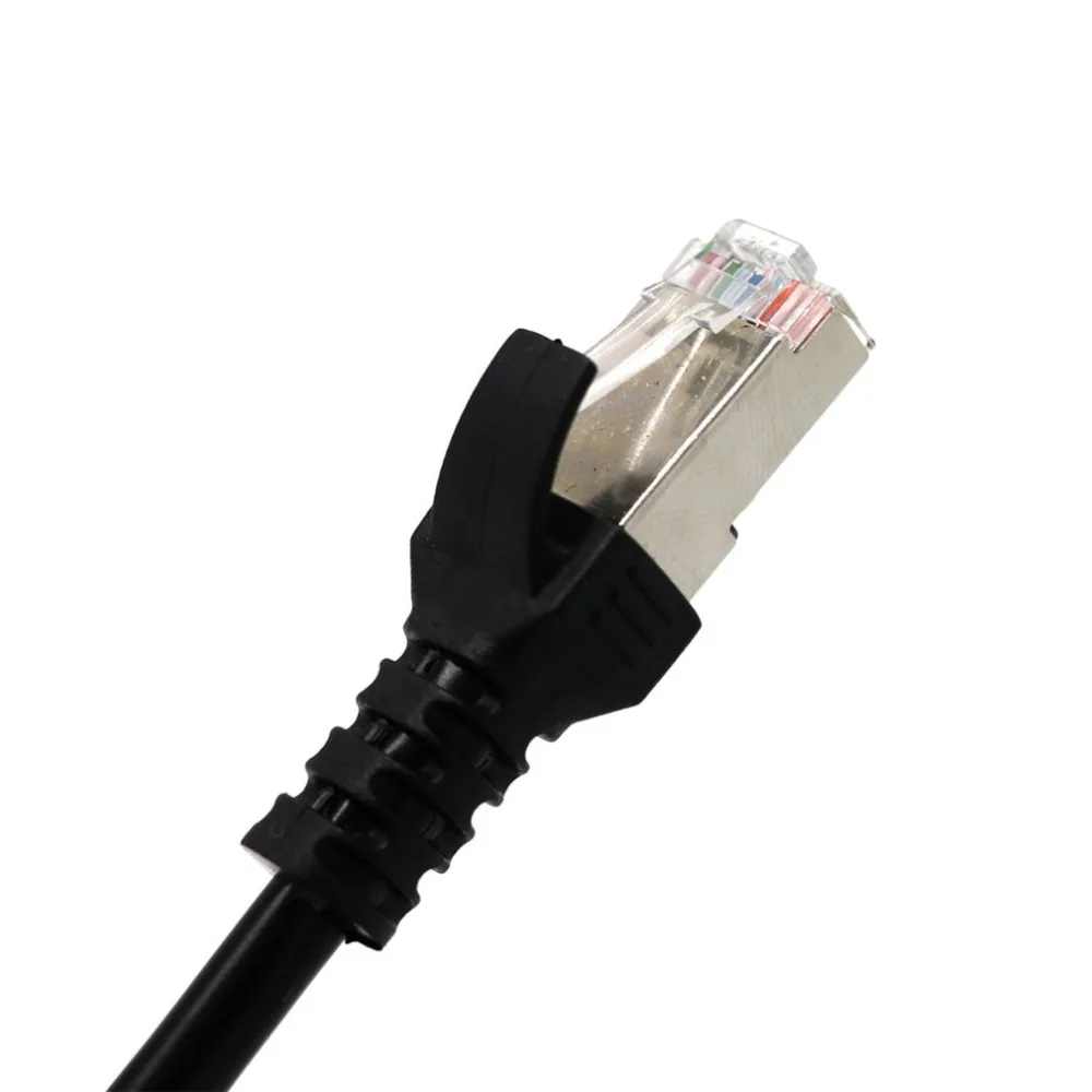 Сетевой Разветвитель RJ45 адаптер с 1 штекера на 2 гнезда порт LAN Ethernet сетевой