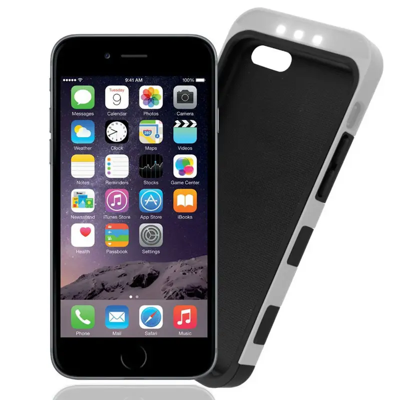 Для iPhone 6 Lumee из светодиодов горит свет сотовый телефон чехол | Электроника