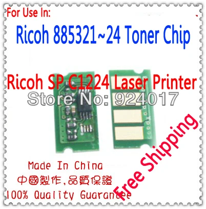 

For Ricoh Aficio 1224 1232 1224C 1224CSP 1232C Copier Toner Cartridge Chip,For Ricoh 885321 885322 885323 885324 Toner Chip