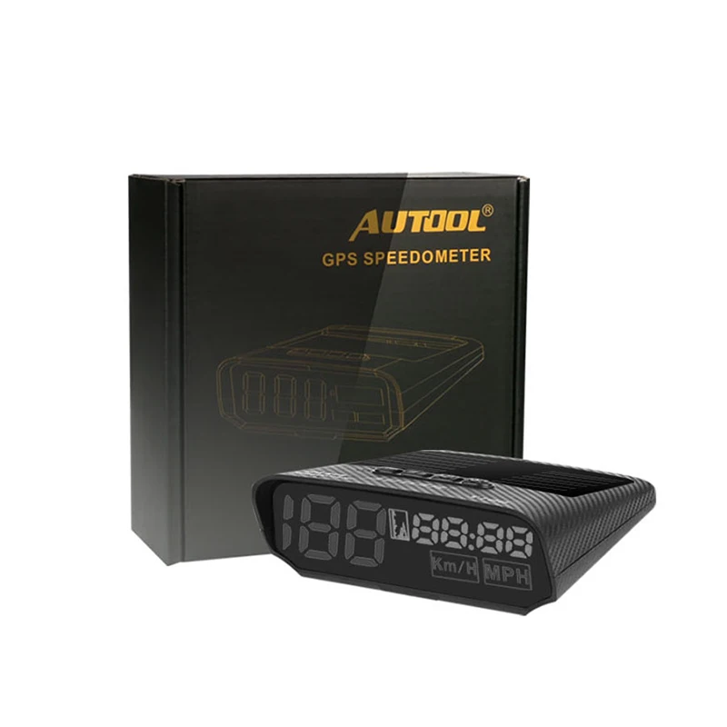 Autool X100 автомобильный коллиматорный Дисплей цифровой автоматический Hud OBD2 II gps