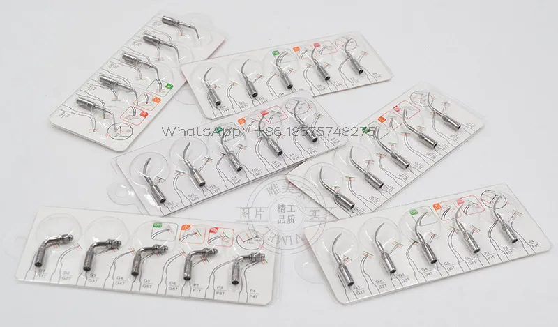 

Dental Endo Scaler Tips Ultrasonic Endodontic File Scaling Tips Handpiece For 1 G2 G3 G4 G5 Fit For/EMS&WOODPECKER