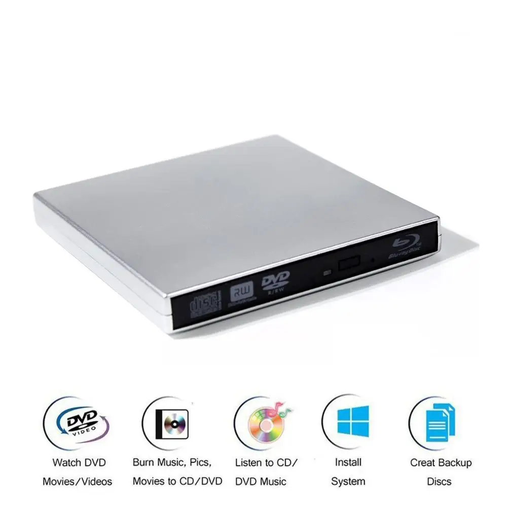 USB 3. 0 DVD RW записывающее устройство YiYaYo Bluray Drive BD ROM Blu ray привод CD проигрыватель для