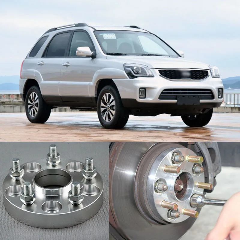 4 шт. заготовки 5 Луг 12x1.5 колесные шпильки Распорки адаптеры для Kia