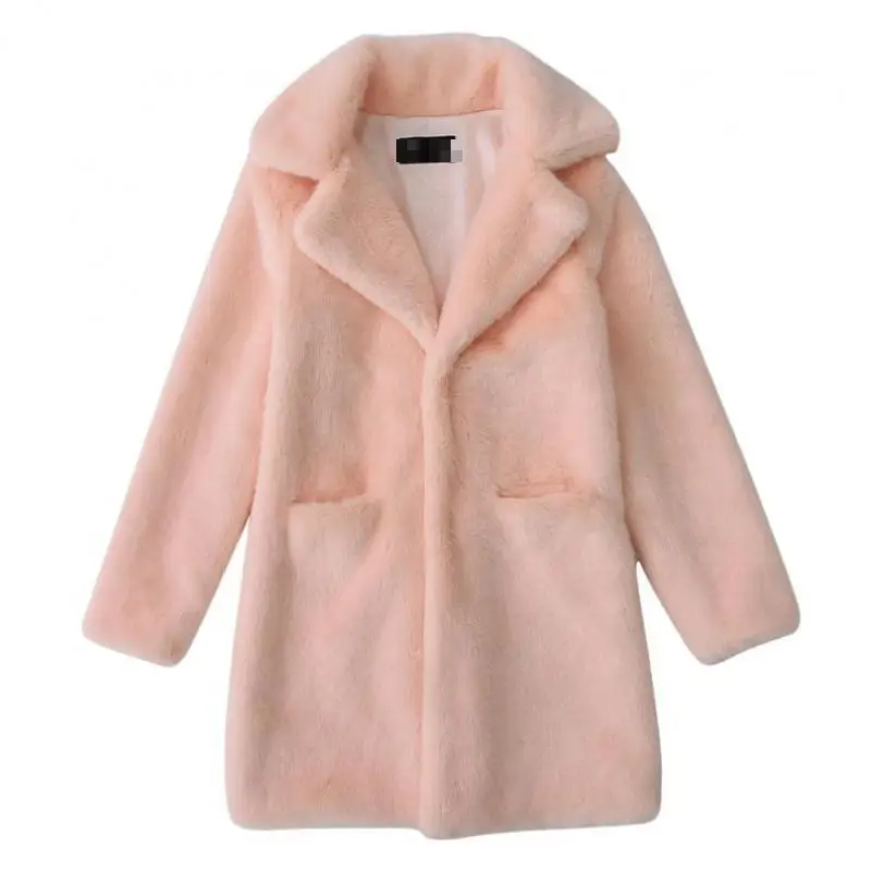 Плюшевое пальто из искусственного меха норки женская зимняя Толстая Корейская