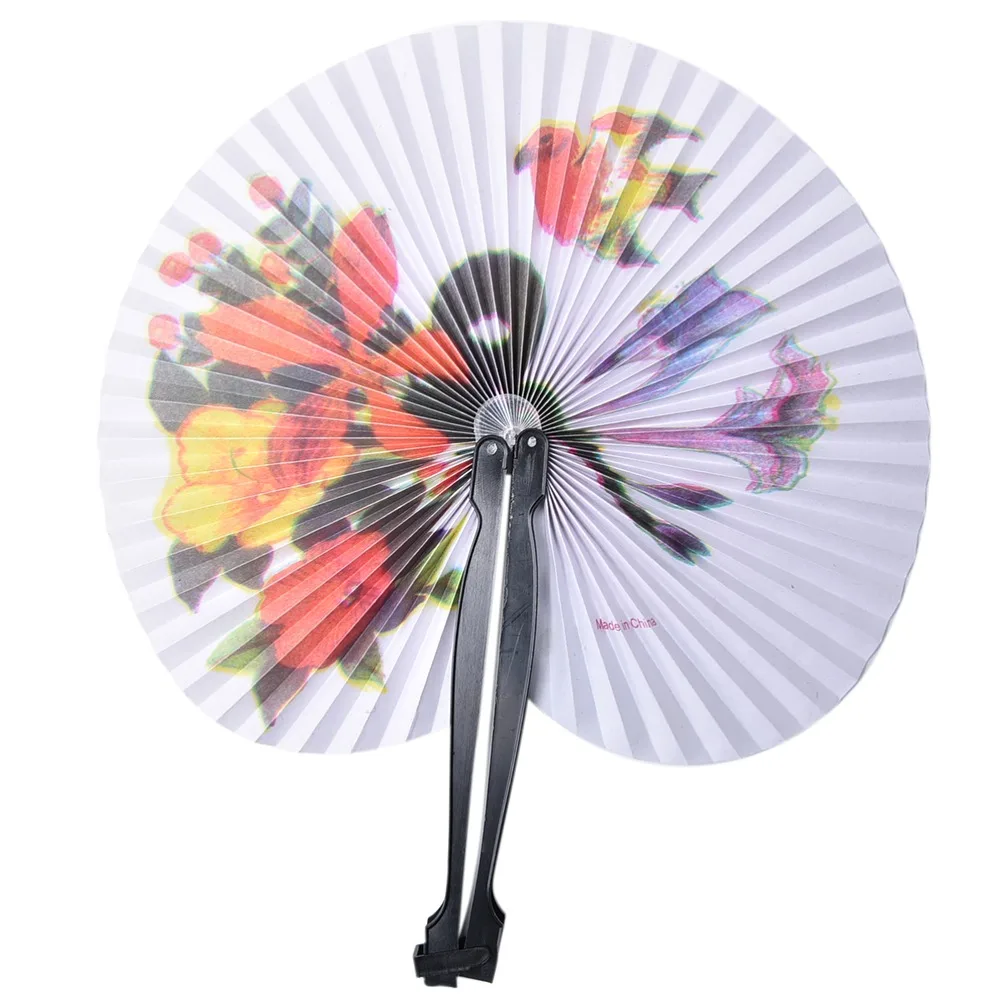 1 шт. изящный бумажный Ручной Веер товары для вечевечерние НКИ и торжества