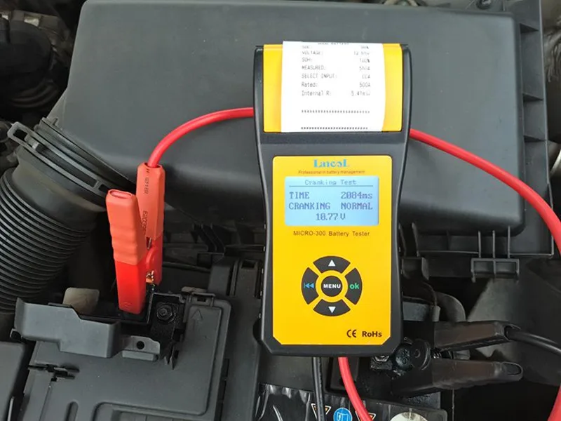 LANCOL MICRO200 12 в цифровой автомобильный тестер батареи Автоматический цифровой Контролер автомобильный тестер нагрузки батареи многоязычный