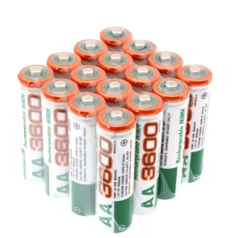 Лот 1,2 V AA 3600mAh NI MH предварительно заряженные аккумуляторы NI-MH аккумуляторная батарея AA3600 для игрушек микрофон камеры