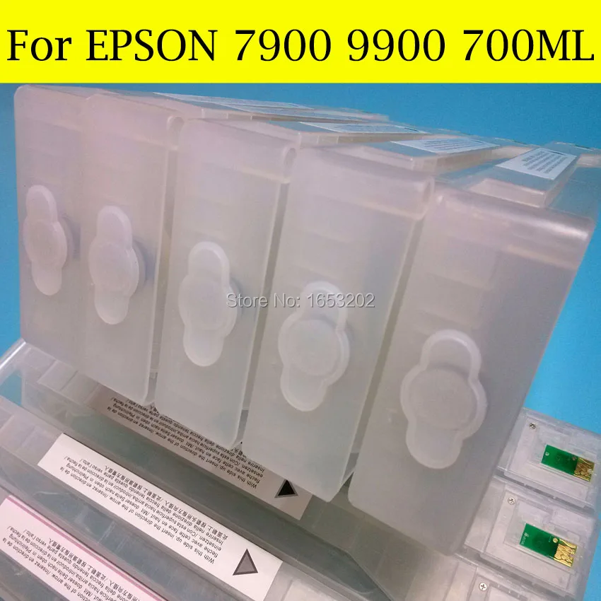 1 комплект Пустые заправляемые чернильные картриджи для принтера Epson 7900 9900 с