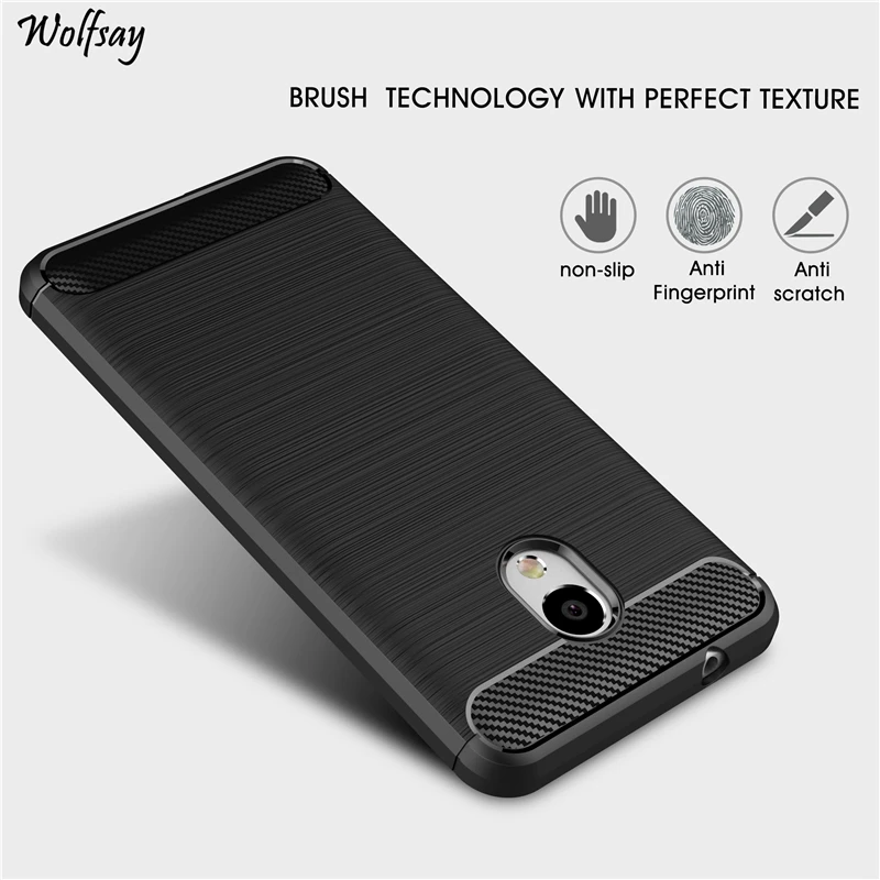 Чехол wolfsay Meizu M5S мягкий чехол из ТПУ прочный защитный для задней панели M5s Meilan 5S