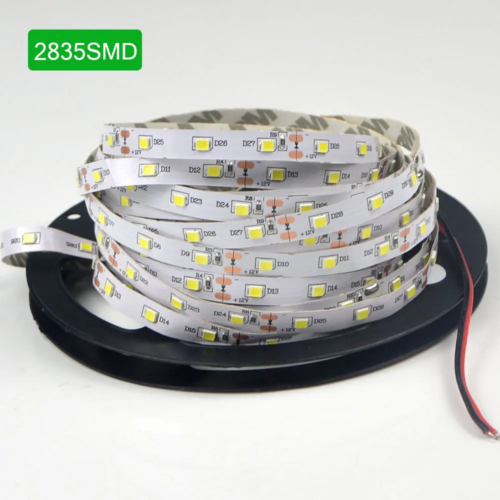 Гибкая светодиодная лента RGB 5 м/рулон SMD 2835 5050 60 светодиодов/м светящаяся для