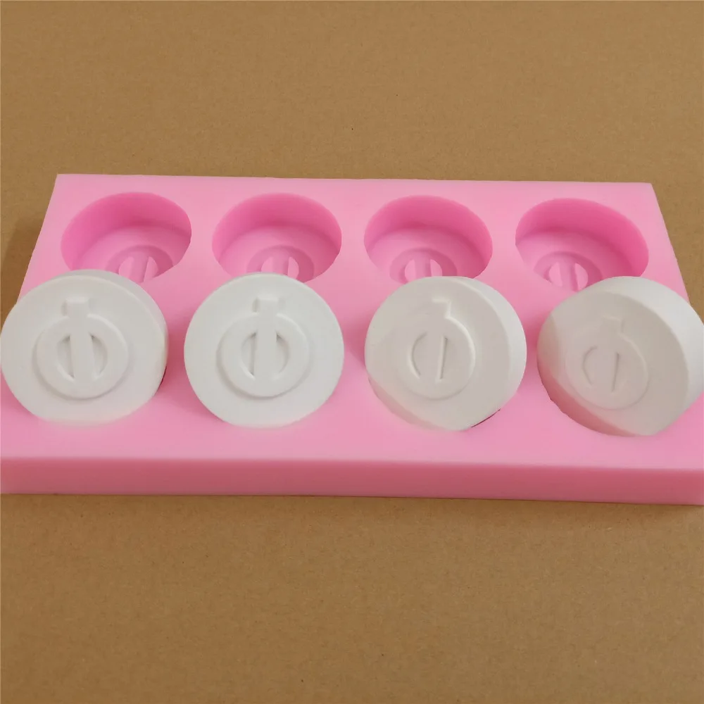 Custom Silicone Mold with Brand Logo for Handmade Soap Making |