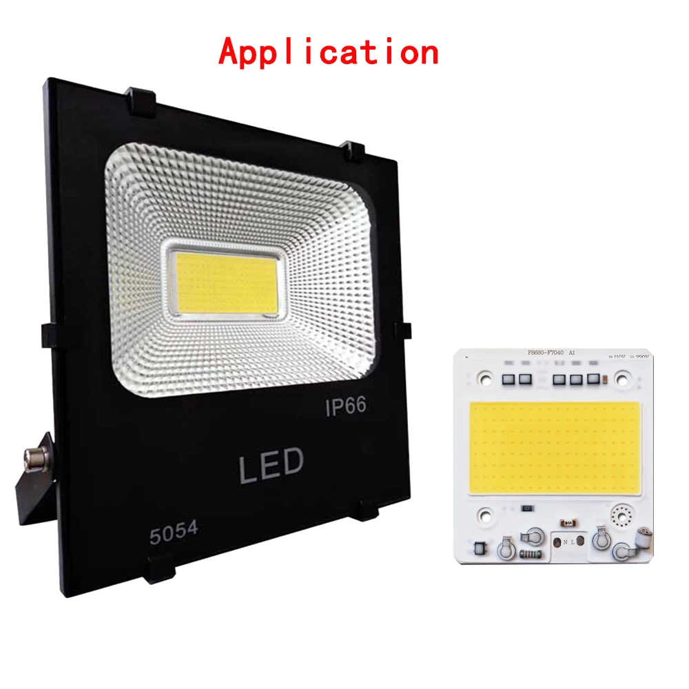 10 шт./лот светодиодный COB Чип диод 50 W 100 150 200 AC110V/220 V Вход с умная ИС (интеграционная