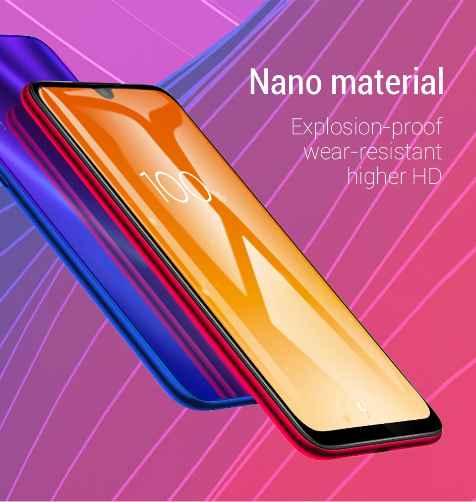 PZOZ для Xiao mi Red mi Note 7 8 K20 7A mi Note 10 CC9e Pro A3 9 mi 9 Защитная пленка для экрана полное покрытие защитная пленка из закаленного стекла