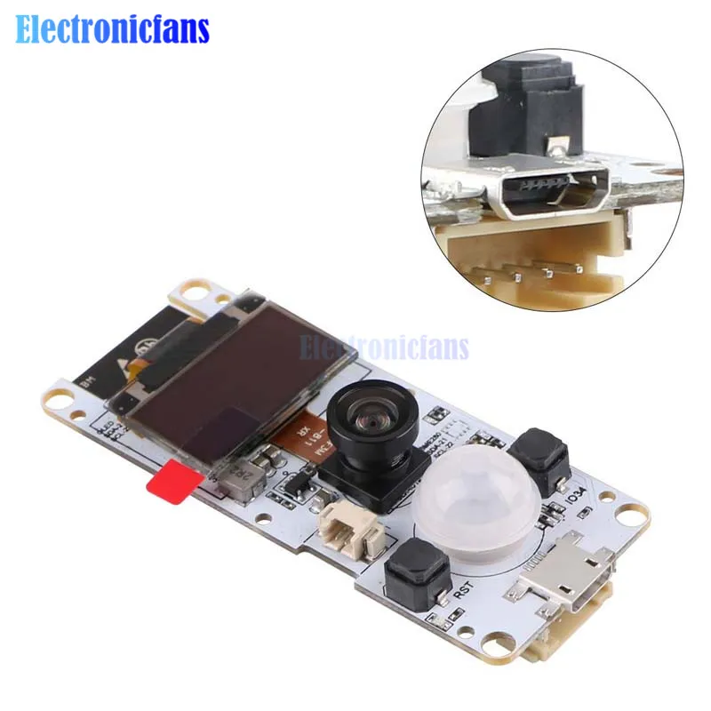 Модуль датчика OLED SSD1306 I2C 0 96 дюйма CP2104 ESP32 Cam двухъядерный программируемый PSRAM Wi Fi