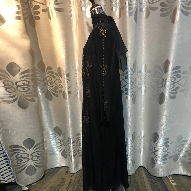 Abaya Femme Дубай мусульманское платье с хиджабом кафтан Marocain Кафтан Абая для женщин Рамадан Катара ОАЭ Оман Elbise Исламская одежда