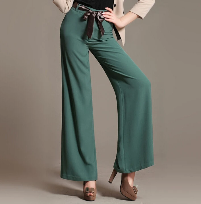 New fashion Women Palazzo Pants High 