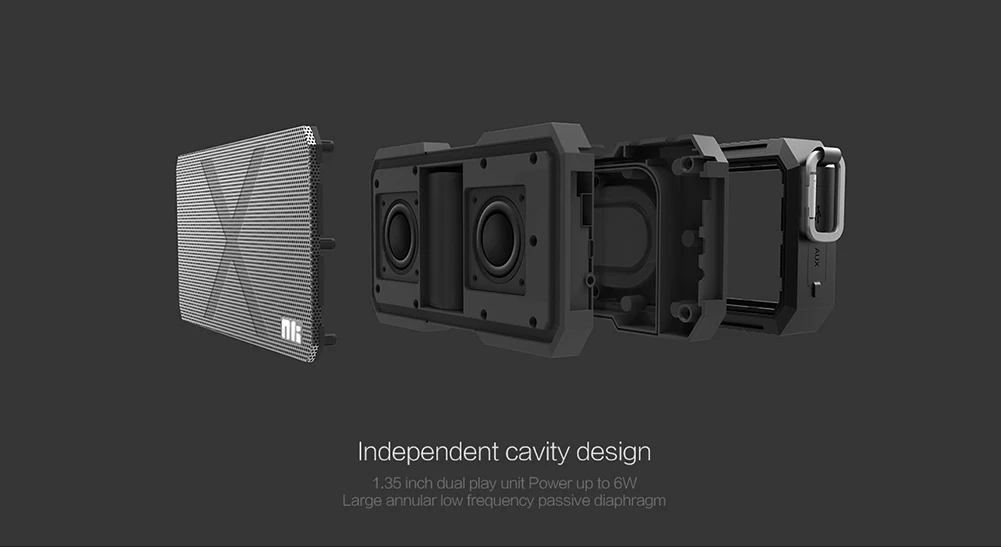 Nillkin беспроводной Bluetooth динамик power bank Водонепроницаемый Бокс музыкальный динамик для iPhone Xiaomi samsung huawei
