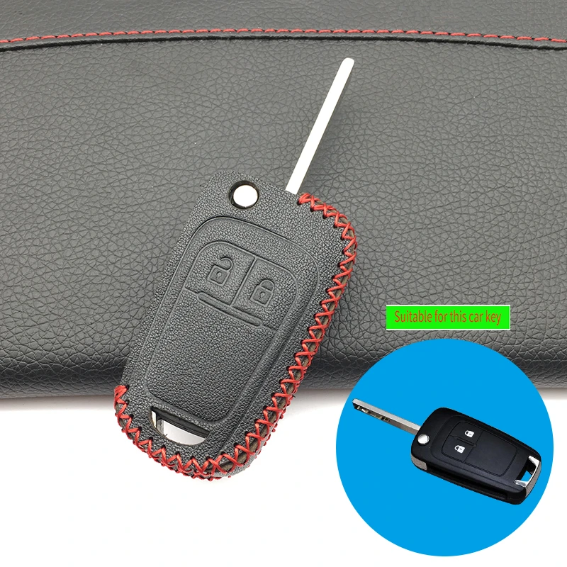 Классический дизайн кожаный чехол для ключей Chevrolet Cruze fit Buick Opel Vauxhall Astra Corsa Antara Meriva