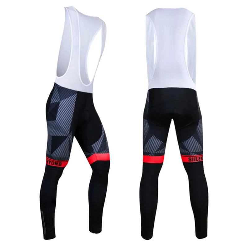 Bib Pants Мужские летние дышащие штаны для велоспорта Coolmax с 3D гелевой подкладкой, быстросохнущие велосипедные колготки для гонок, шоссейных велосипедов, велосипедные брюки MTB - Цвет: Bib Pants