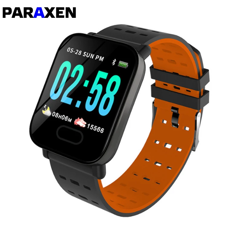 PARAXEN новые спортивные смарт браслет Bluetooth часы для женщин с кровяным давлением