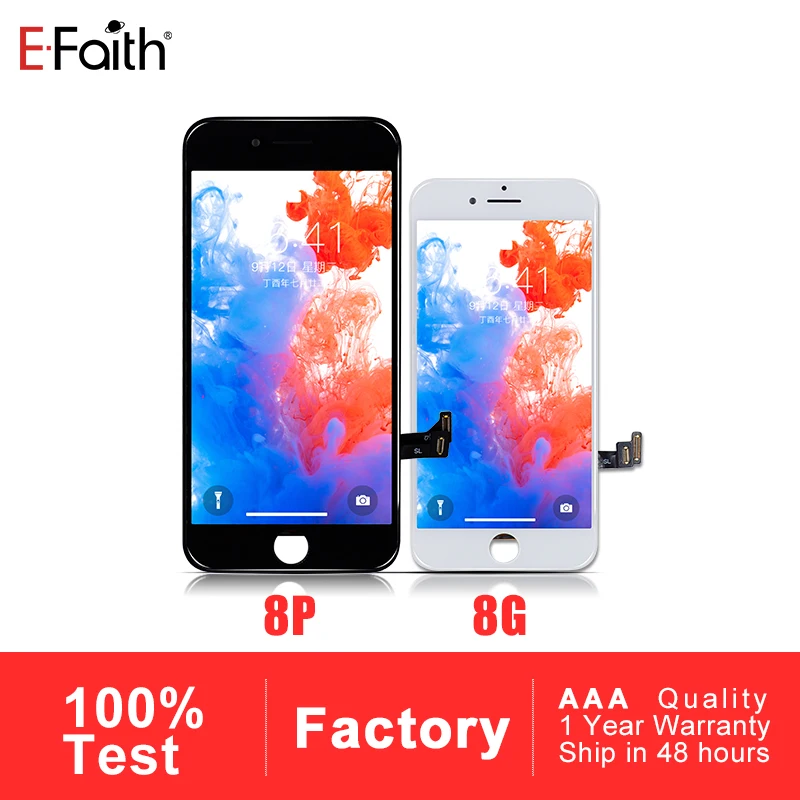 Efaith 5 шт. AAA ЖК сенсорный экран дигитайзер для iPhone 8 Plus дисплей высокого качества P