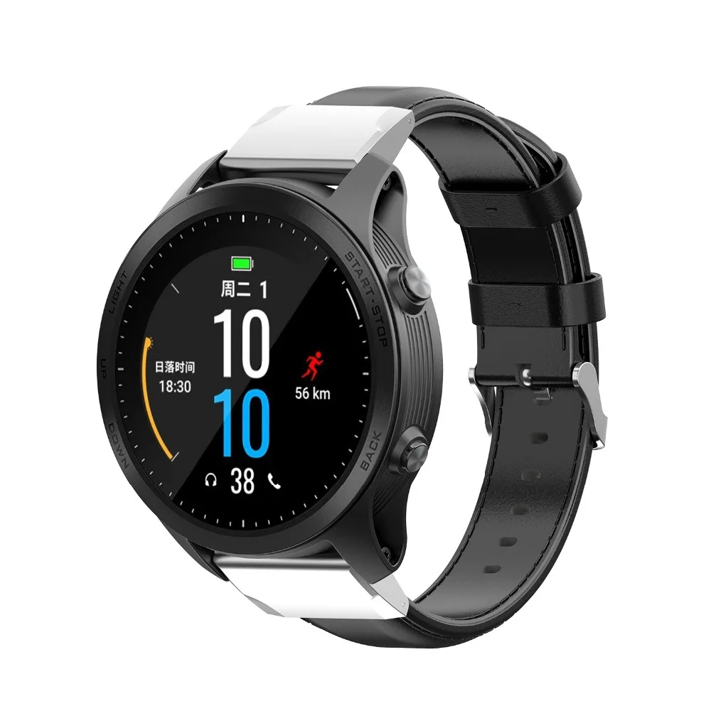 Ремешок 22 мм для часов Garmin Fenix 5, кожаный ремешок для часов Garmin Fenix 6, ремешок для часов Quick Fit Forerunner 945