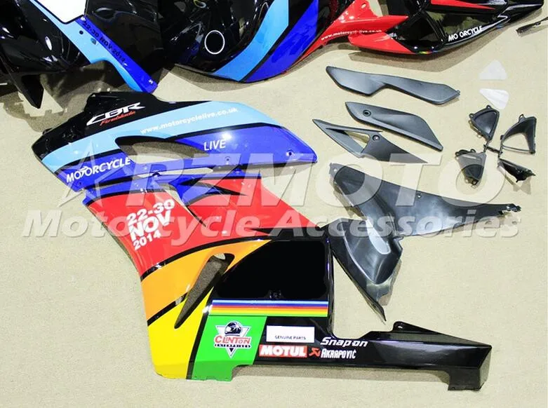 Новый ABS полный обтекатель комплект 100% подходит для Honda CBR1000RR 04 05 Обтекатели