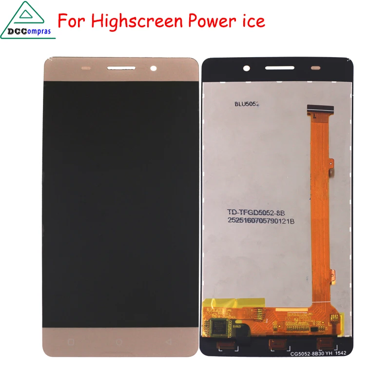 Для Highscreen Power Ice LCD дисплей с кодирующий преобразователь сенсорного экрана в сборе
