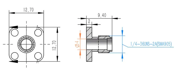 10pcs socket for SMA905 adapter inner dia 4.0mm fiber optic seat base for SMA905 ftth coupler jack,Bracket Base free shipping