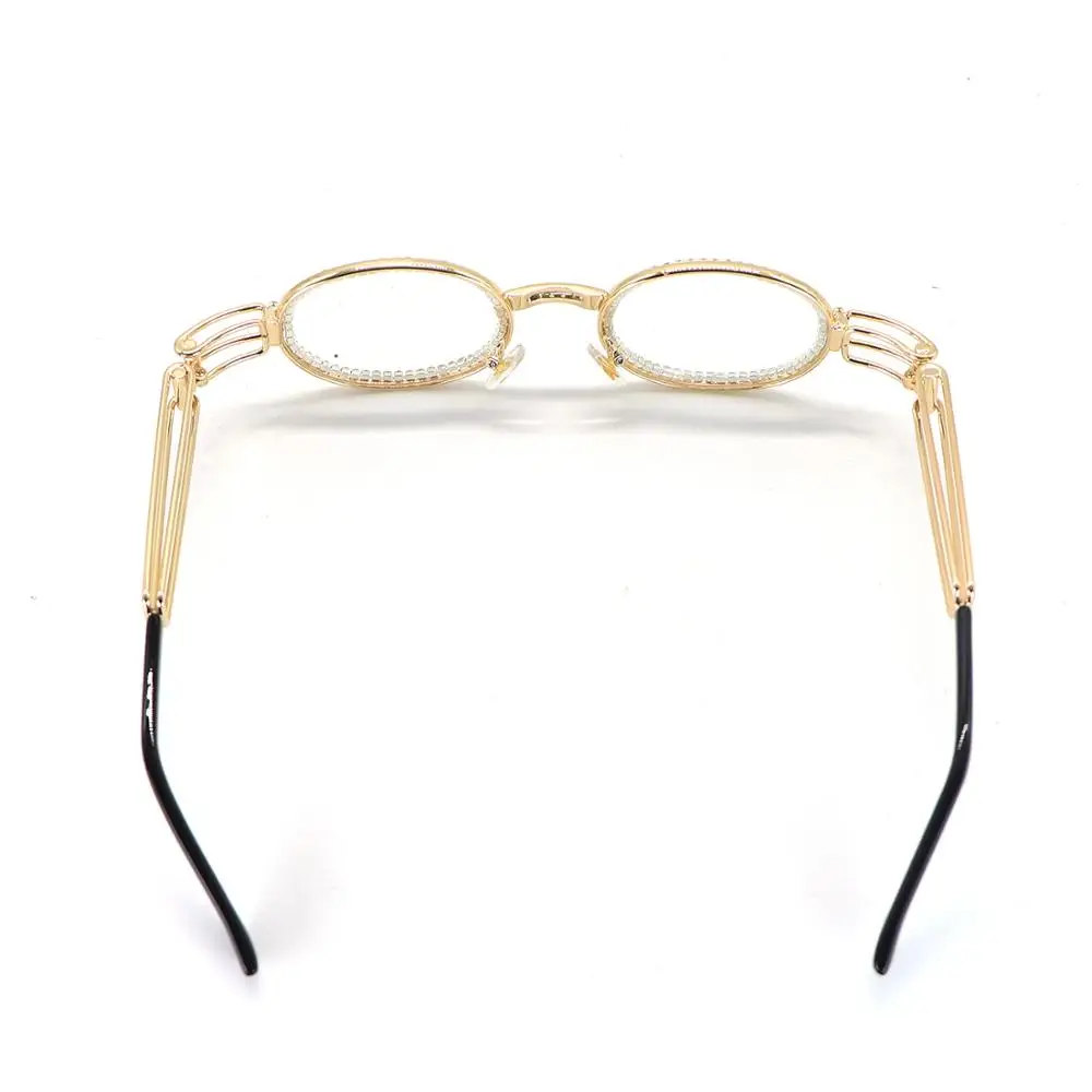 Овальные Солнцезащитные очки в стиле хип-хоп ретро круглые солнцезащитные