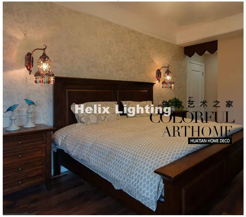 Настенный светильник в богемном стиле настенный барокко 15 см для балкона спальни