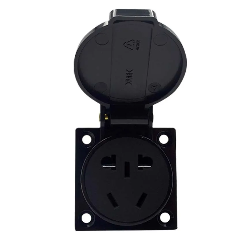 Черная синяя 10A IP44 EU AU многофункциональная 2P + E China Australia Outdoor Industry