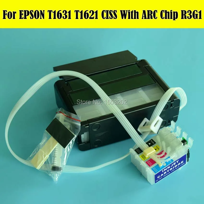 Европейская версия 4 цвета/набор T1621-T1624 СНПЧ система для EPSON WF2510/2520/2530/WF2540/2010/2630