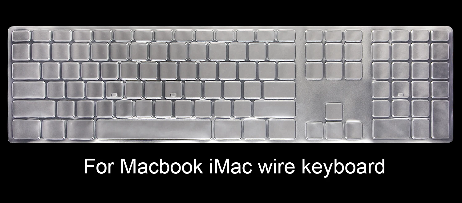 HRH ТПУ США ЕС Клавиатура Обложка протектор кожи для Macbook Air 11 13 retina Pro 1" 13" 1" 17" для нового Mac iMac и волшебная клавиатура - Цвет: iMac G6