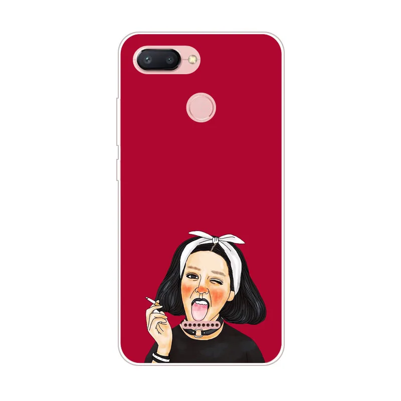 xiaomi redmi 6 Case Silicon Joy crown cartoon Painting Soft TPU Back Cover for protect Phone cases |