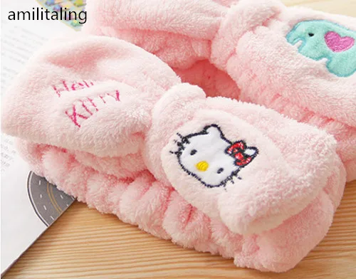 Новый Hello Kitty макияж красота упражнения волосы головной убор шапочка для ванны