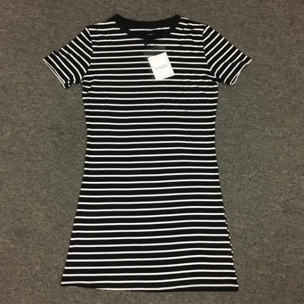 Новый Подиум 2018 женское летнее платье-рубашка винтажное Полосатое облегающее