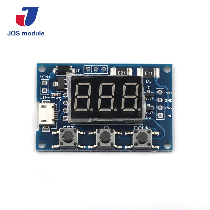 Постоянный ток 5 30V микро USB 5V Мощность независимый генератор pwm 2 канала