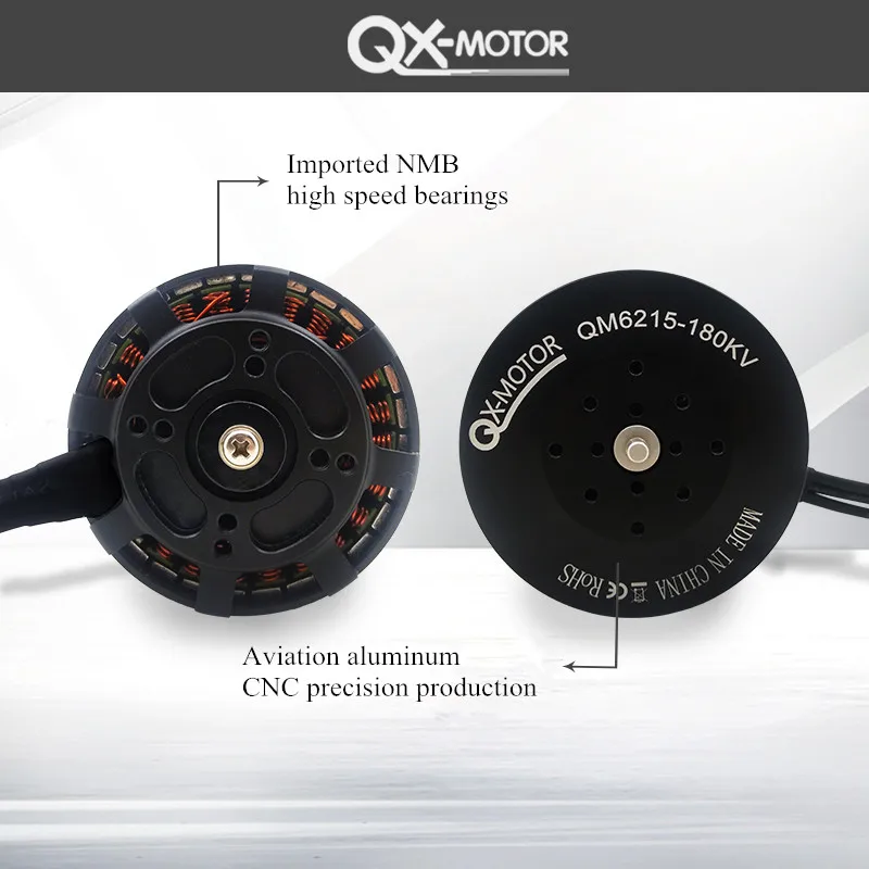 QX MOTOR QM6215 180KV бесщеточный двигатель 2255 /2455 пропеллер CCW / CW Prop drone