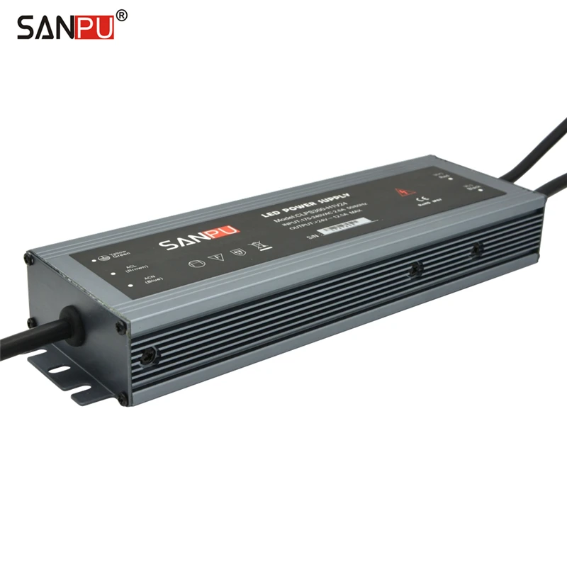 Источник питания SANPU 24 В водонепроницаемый IP67 300 Вт 230 220 переменного тока в