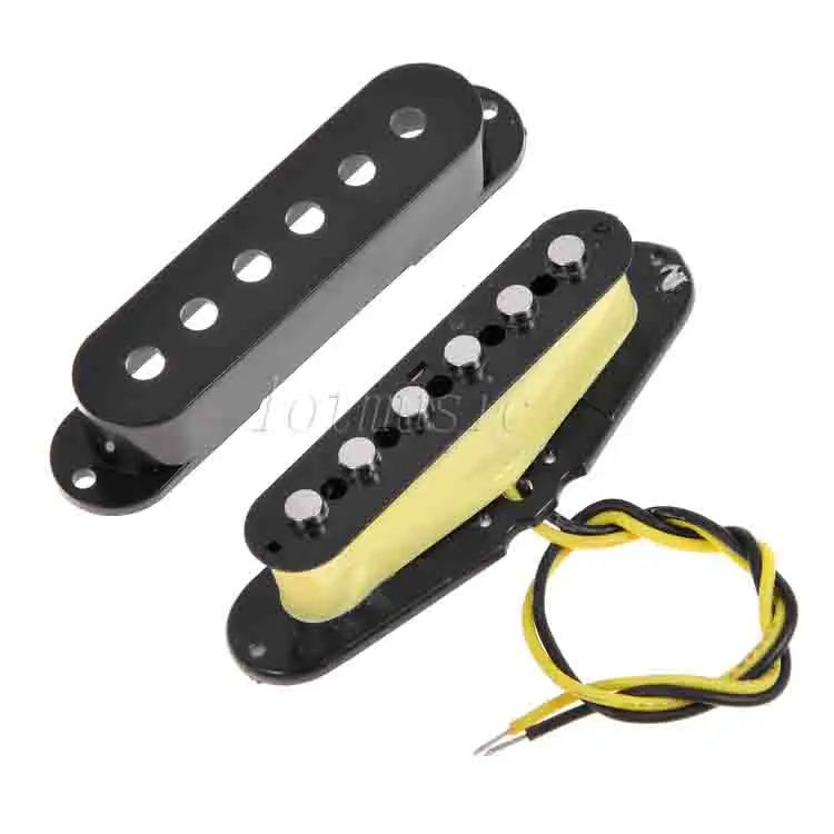 Одна катушка Пикап для электрогитары запчасти аксессуары черный белый|single coil