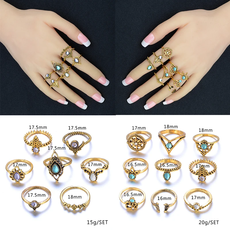 16 шт./компл. Бохо хвост русалки компас Лотос Капля воды цветок лист Корона миди