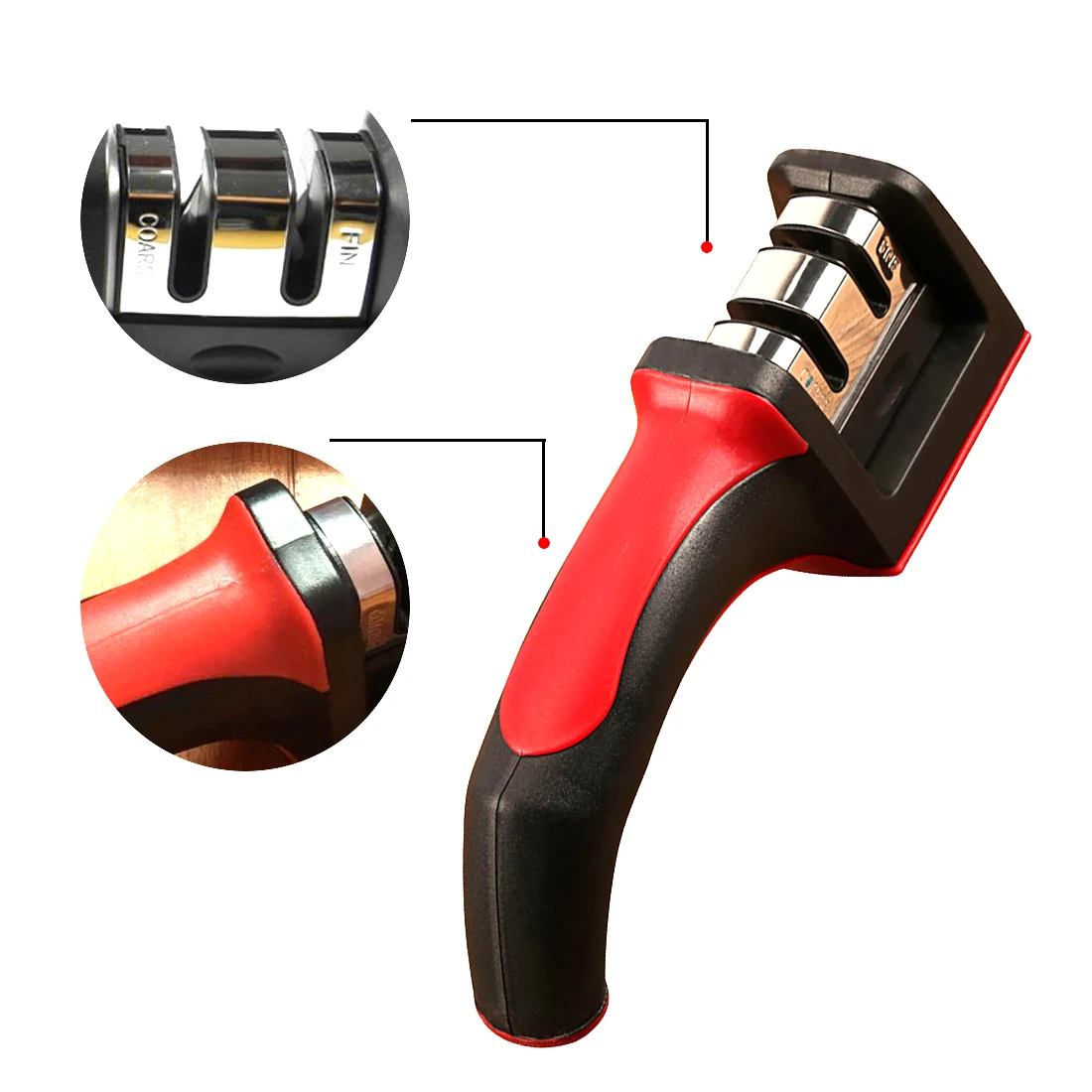 Профессиональная точилка для ножей Алмазная Вольфрамовая сталь карбид