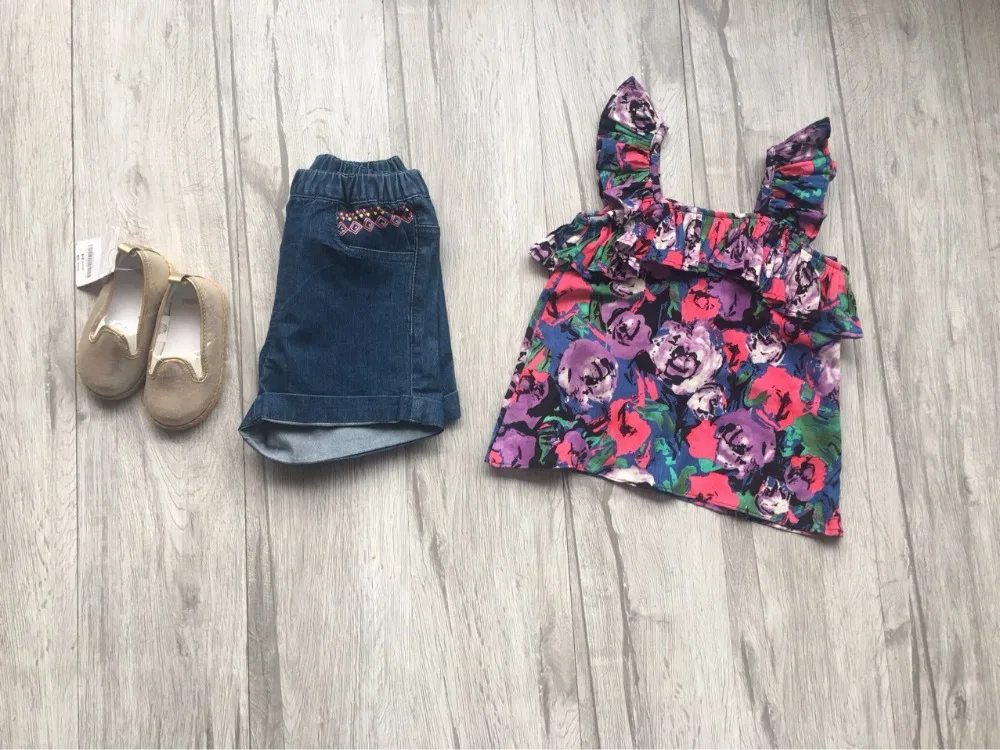 

1 lot 5pcs Wholesale Style Girls Blouse Print Fashion Girl Top Shirts Baby Clothes