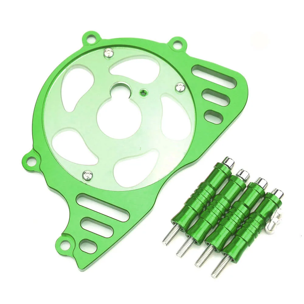 Green CNC алюминиевая передняя Звездочка мотоцикла цепь Защитная крышка зеленое золото для Kawasaki Z1000 2010 2011 2012 2013 - Цвет: Green
