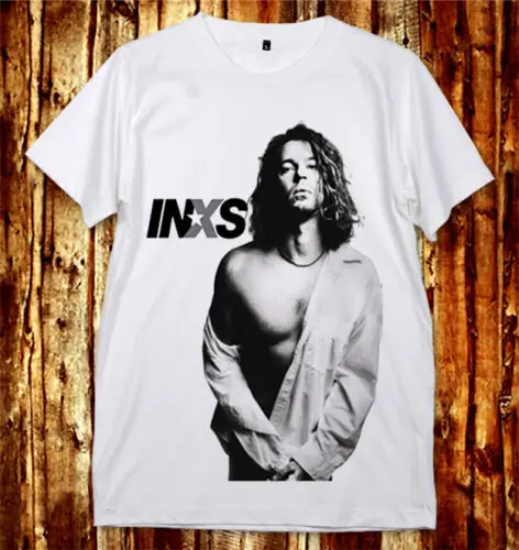 INXS In-XS Майкл хатченс в избытке The Farriss Brothers белая футболка S-XXL | Мужская одежда