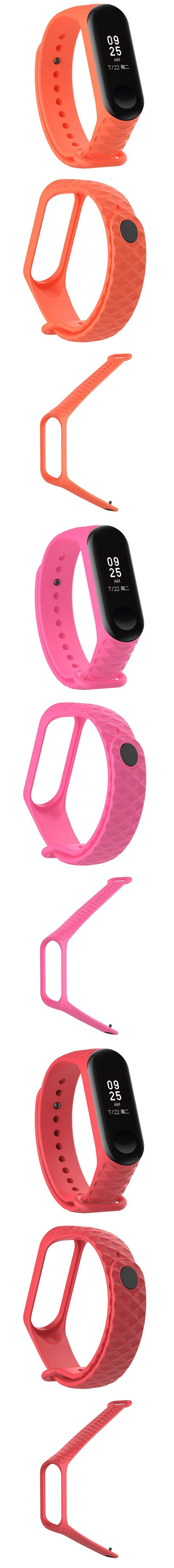 Силиконовый ремешок для XIAOMI Miband 3 замена браслета спортивные часы напульсник SmartBand ремень браслет аксессуары, запасные части
